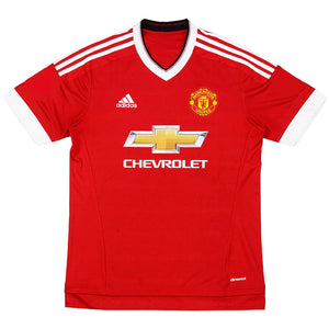 Manchester United 2015-16 Home Football Shirt (M) (Excellent)_0