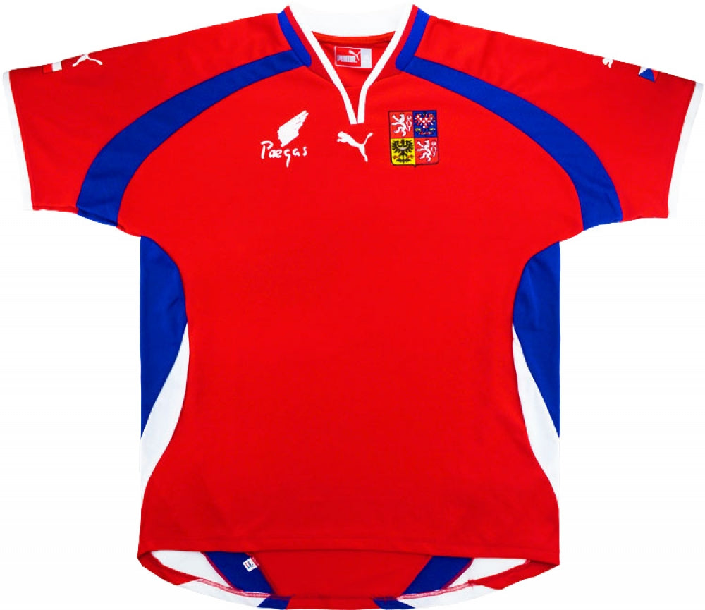 Czech Republic 2000-02 Home Shirt (XL) (Very Good)_0