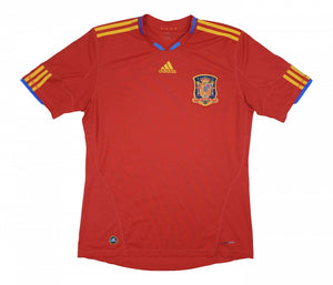 Spain 2010-11 Home Shirt (XL) (Excellent)_0