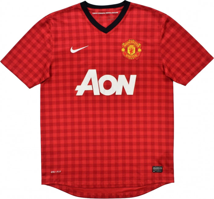 Manchester United 2012-13 Home Shirt (XXL) (Mint)