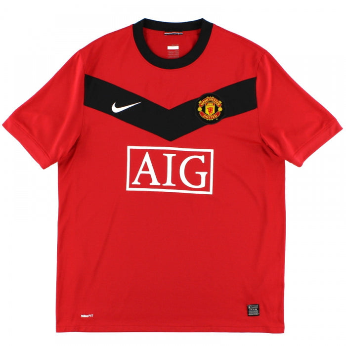 Manchester United 2009-10 Home Shirt (XL) (Very Good)