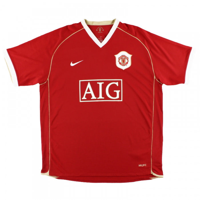 Manchester United 2006-07 Home Shirt (M) (Good)