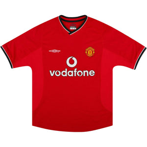 Manchester United 2000-02 Home Shirt (S) (Very Good)_0