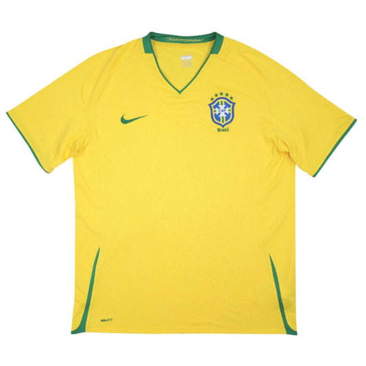 Brazil 2008-10 Home Shirt (S) (Excellent)_0