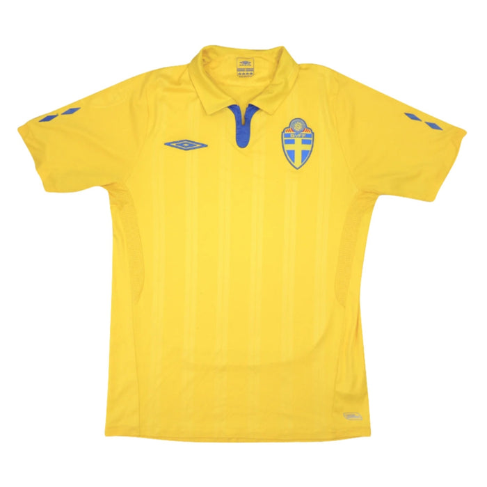 Sweden 2009-10 Home Shirt ((Excellent) XL)