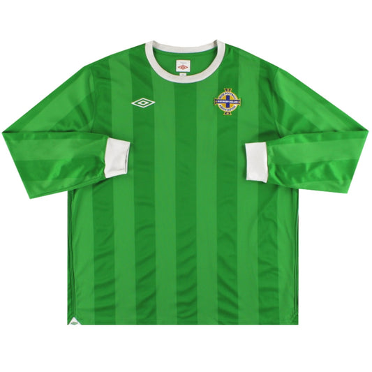 Northern Ireland 2010-12 Long Sleeve Home Shirt ((Good) XL)_0