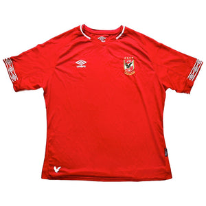 Al Ahly Egypt 2018-19 Home Shirt (Sponsorless) ((Mint) XXL)_0