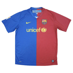 Barcelona 2008-09 Home Shirt (M) (Good)_0