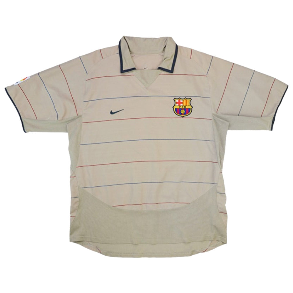 Maillot Vintage 2003/04 Barcelone Extérieur (L) Authentique Maillot Vintage 2003/04 Barcelone Extérieur (L) Authentique