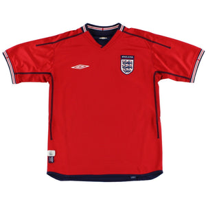 England 2002-04 Away Shirt (XL) (Very Good) (Gascoigne 8)_3