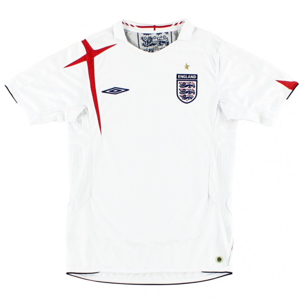 England 2006-08 Home Shirt (XL) (Excellent) (Your Name)_3