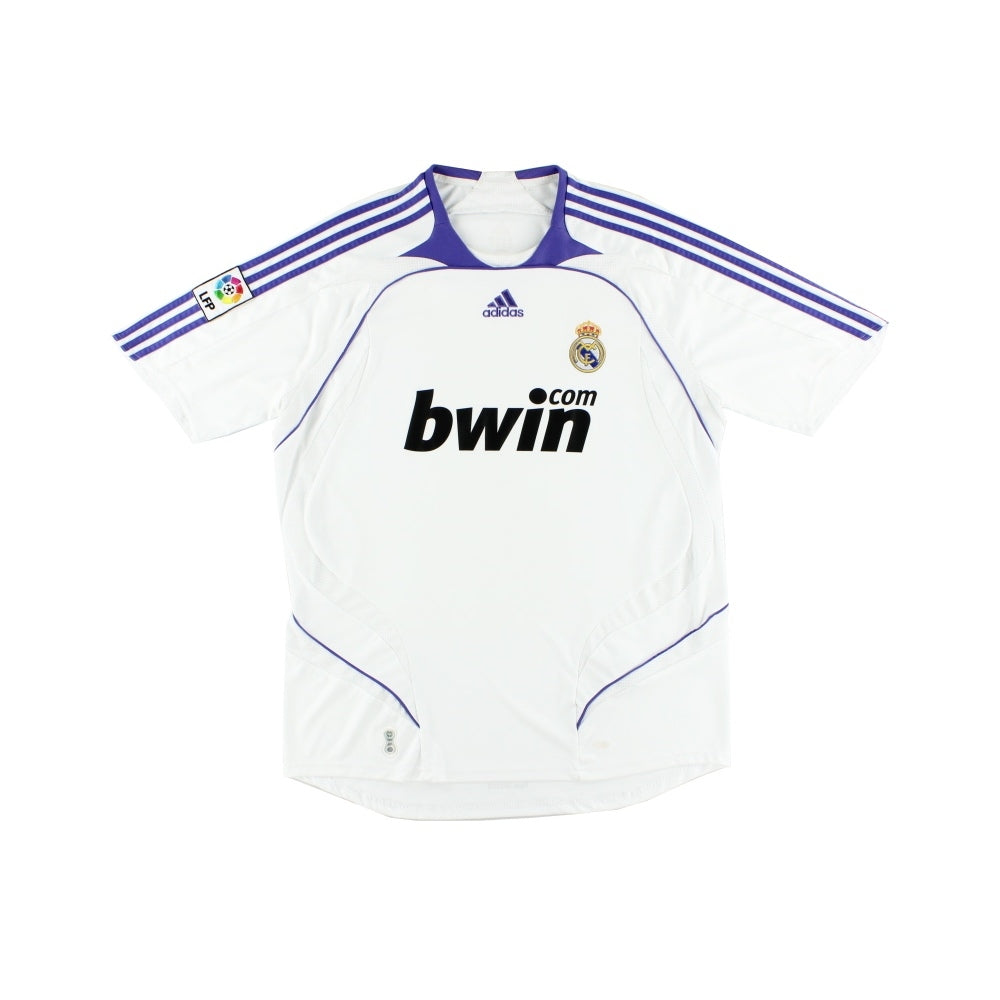Real Madrid 2007-08 Home Shirt (L) (Fair)_0