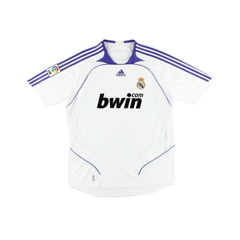 Real Madrid 2007-08 Home Shirt (L) (Fair)_0