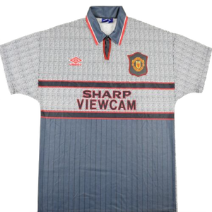 Manchester United 1995-1996 Away Shirt (L) (Very Good) (Sharpe 5)_2