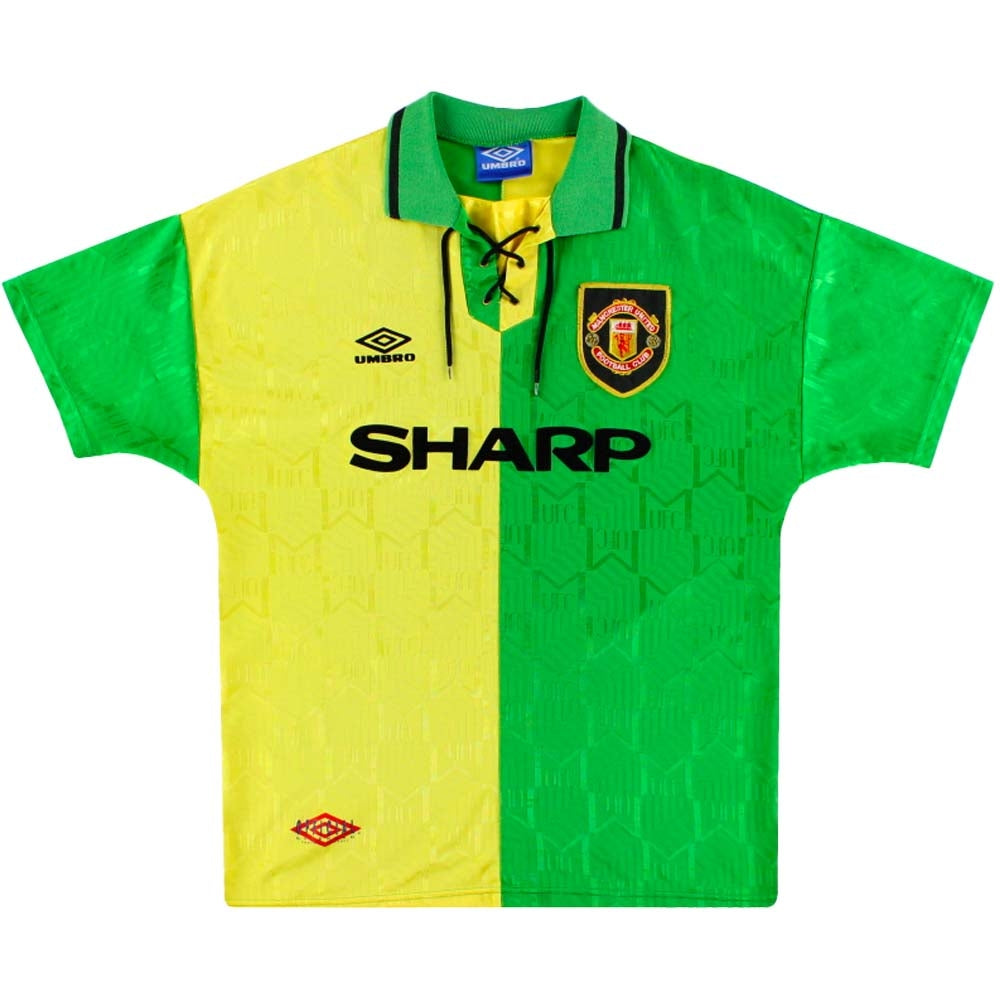 Manchester united sales retro top