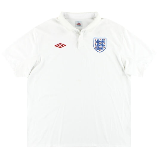 England 2009-10 Home Shirt (2XL) (Fair)_0