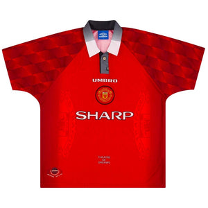 Manchester United 1996-98 Home Shirt (L.Boys) (Excellent)_0