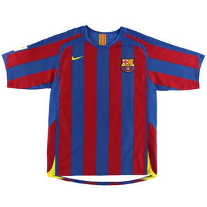 Barcelone 2005-06 Home Shirt (M) (Excellent)_0