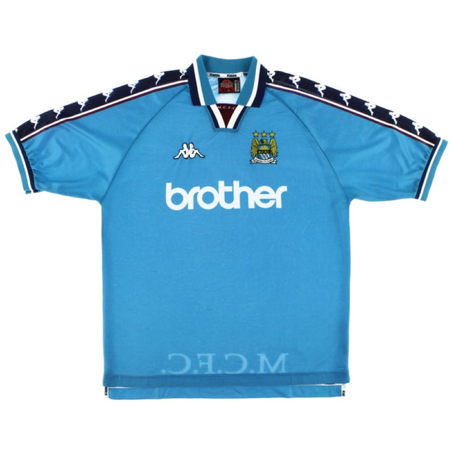 Manchester City 1997-99 Home Shirt (XL) (Very Good)_0