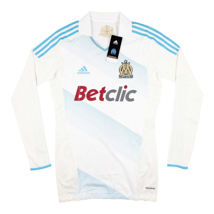 Marseille 2011-12 Player Spec Long Sleeve Home Shirt ((Excellent) L)