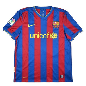 Barcelona 2009-2010 Home Shirt (XL.Boys) (Very Good)_0