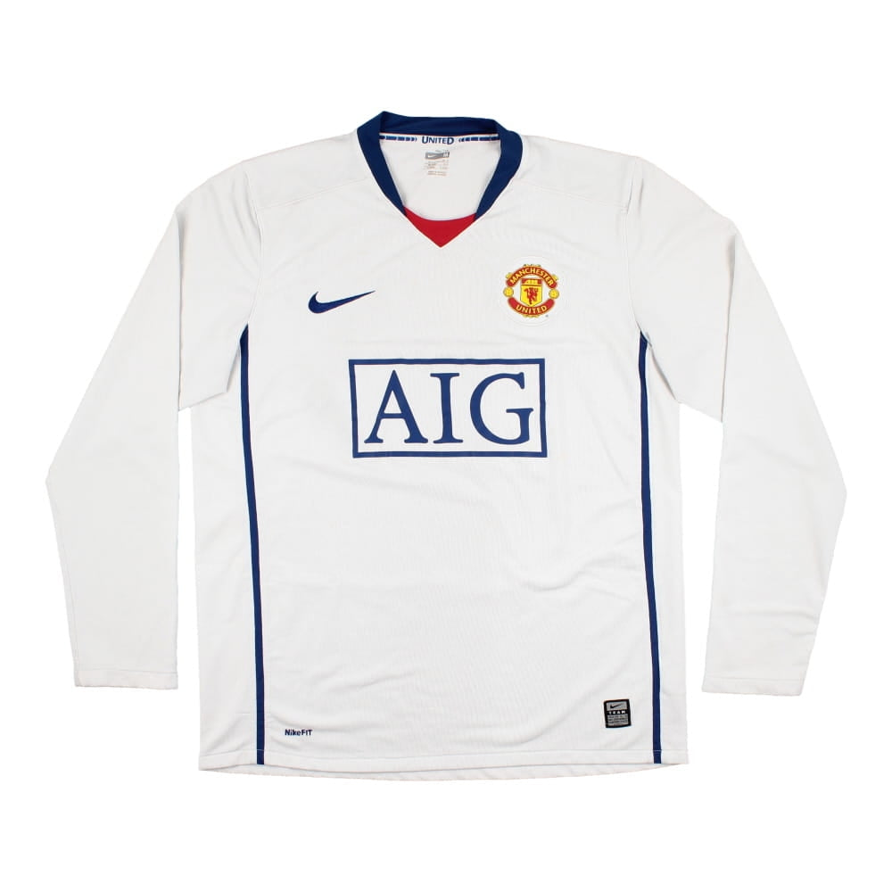 Manchester United 2008-09 Away Long Sleeve Shirt ((Very Good) M)_0