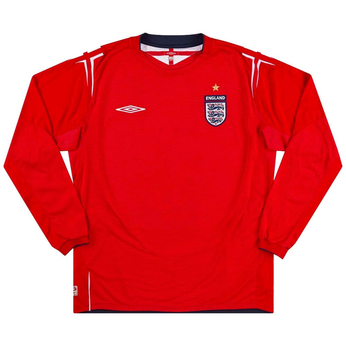 England 2004-06 Away L/S (L) (Excellent)