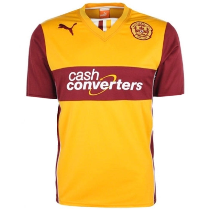 Motherwell 2013-14 Home Shirt (S) (Excellent)