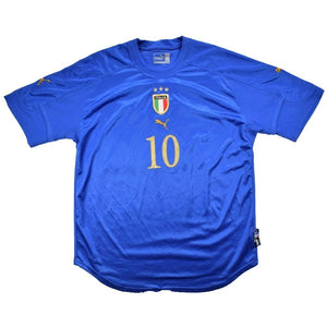 Italy 2004 Home Shirt (Totti 10) ((Very Good) S)_1