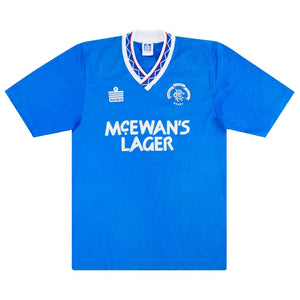 Rangers 1990-92 Home (L) (Excellent)_0