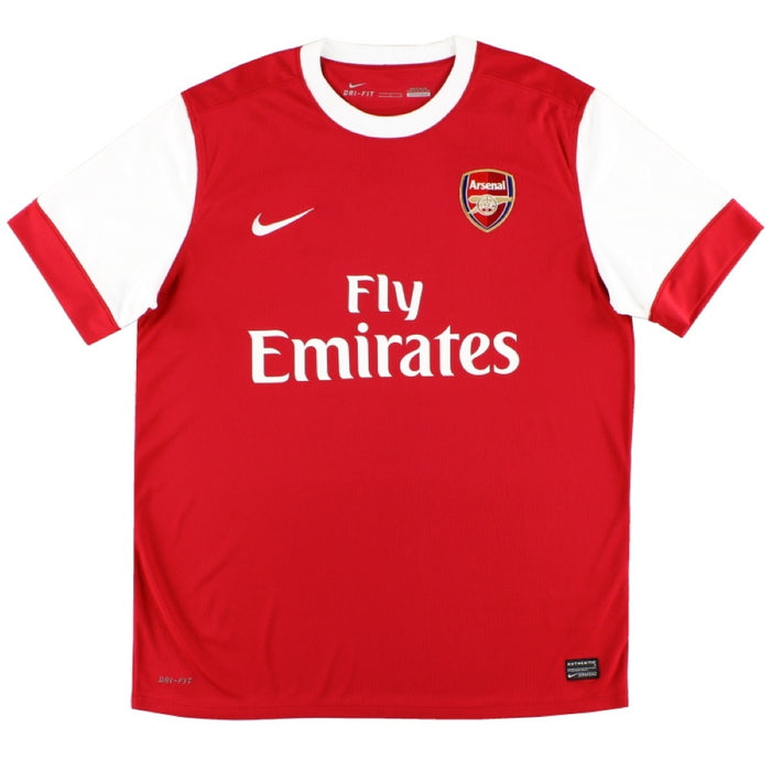 Arsenal 2010-11 Home Shirt (XL) (Excellent)