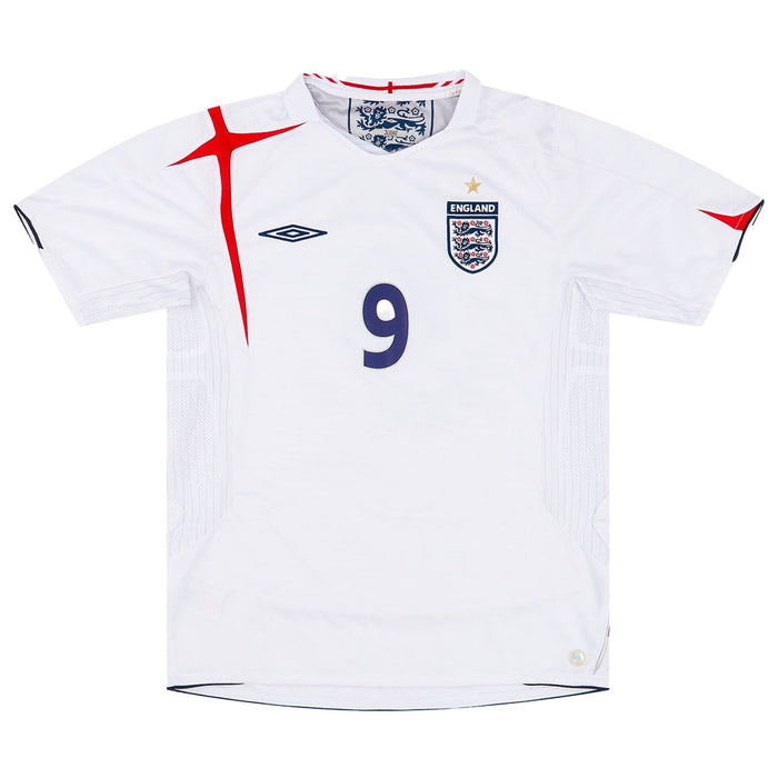 England 2005-07 Home Shirt (Rooney #9) (Excellent)