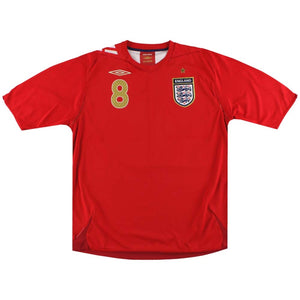 England 2006-08 Away (XLB) Lampard #8 (Good)_1