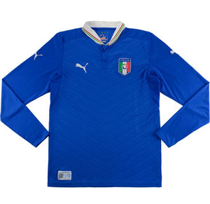 Italy 2012-13 Home Long Sleeve Shirt (S) (Fair) (Cassano 10)_2