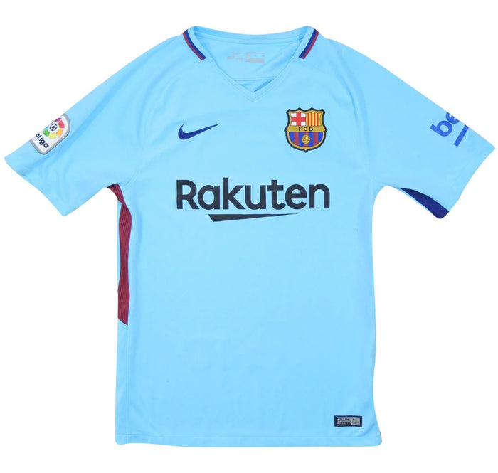 Barcelona 2017-18 Away Shirt (XLB) (Excellent)