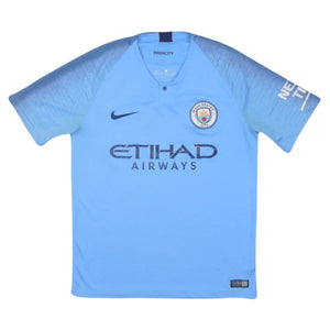 Manchester City 2018 19 Home Shirt M Fair Classic Football Kit