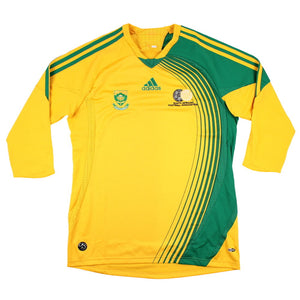 South Africa 2008-10 Long Sleeve Home Shirt (S) (Very Good)_0