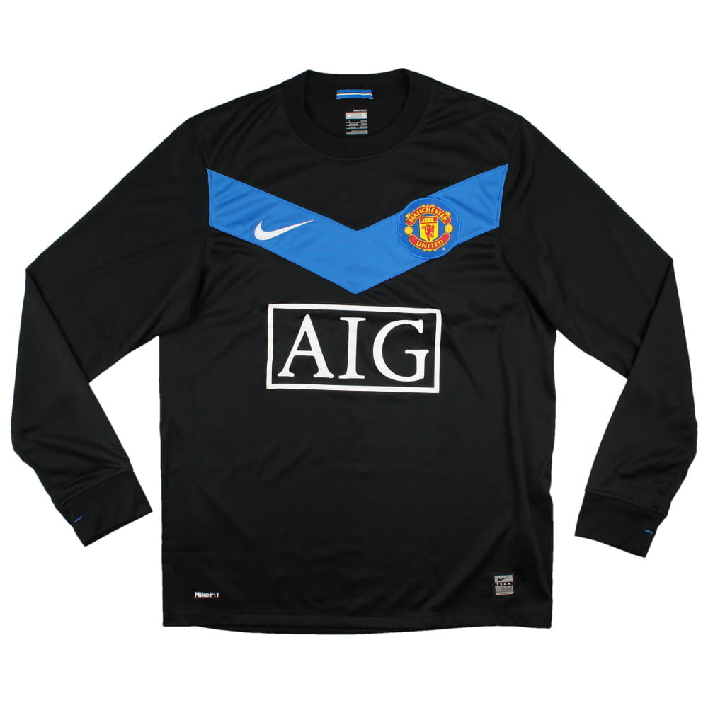 Manchester united jersey blue and black online