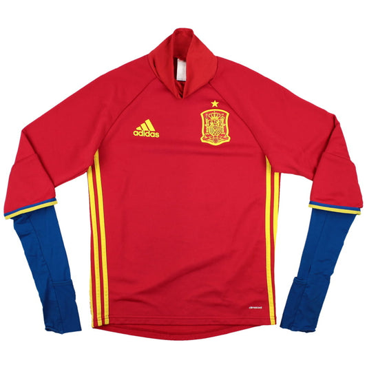 Spain 2015-16 Adidas Long Sleeve Training Top (XS) (Very Good)_0