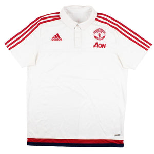 Manchester United 2015-16 Adidas Polo Shirt (L) (Excellent)_0