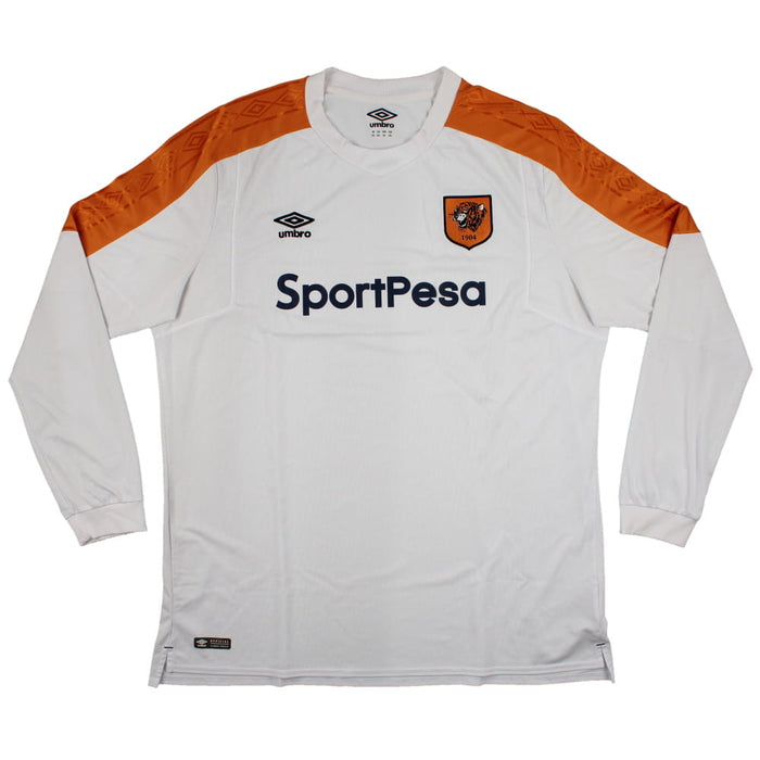 Hull City 2017-18 Long Sleeve Away Shirt (XXL) (Excellent)