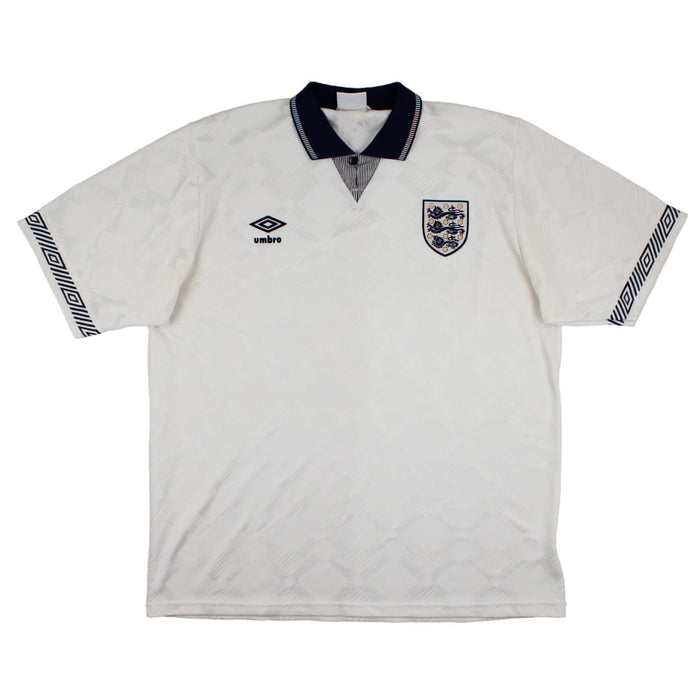 England 1990-92 Home Shirt (XL) (Very Good)