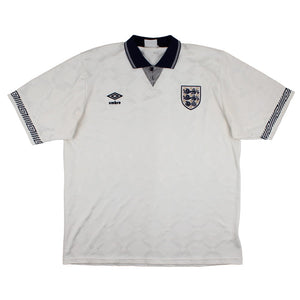 England 1990-92 Home Shirt (M) (Excellent)_0