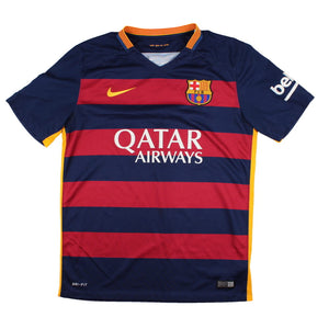 Barcelona 2015-16 Home Shirt (M) (Very Good)_0