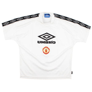 Manchester United 1996-98 Umbro Training Shirt (Youths) (Excellent)_0