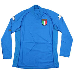 Italy 2002-2003 Home Long Sleeve Shirt (M) (Good) (BARESI 6)_2