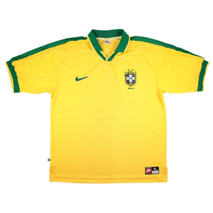 Brazil 1997-98 Home Shirt (XL) (Very Good)_0