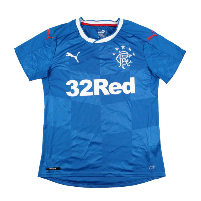 Rangers 2016-18 Women's Home Shirt (Ladies 12) (Excellent)