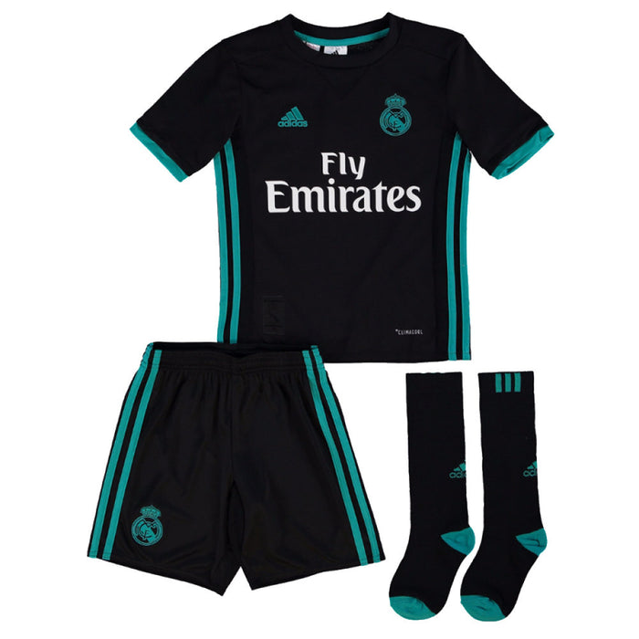 Real Madrid 2017-18 Away Mini Kit (5-6y) (BNWT)