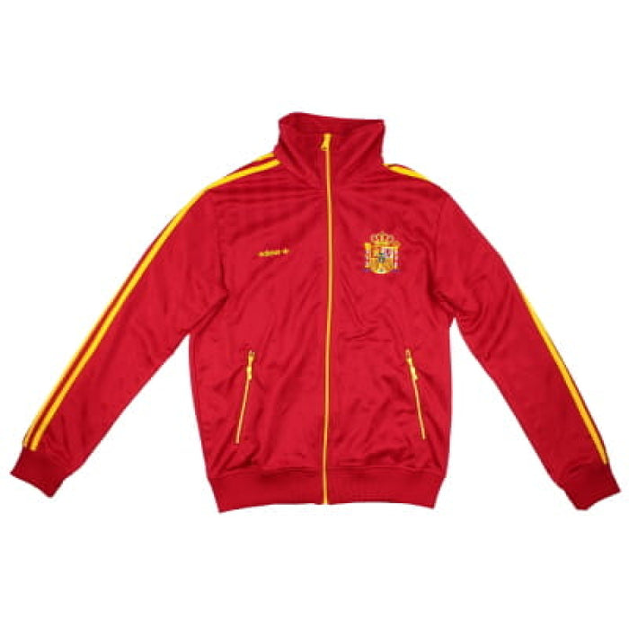 Spain 2010-11 Adidas Tracksuit Top (M) (Excellent)